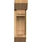 Ekena Millwork Merced Slat Rough Sawn Bracket w/ Offset Brace, Western Red Cedar, 6"W x 16"D x 20"H BKT0604X16X20MRC06RWR - alternate 2